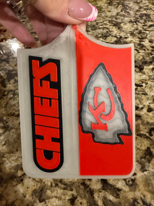 KANSAS CITY, CHIEFS BATH AND BODY SOAP HOLDER