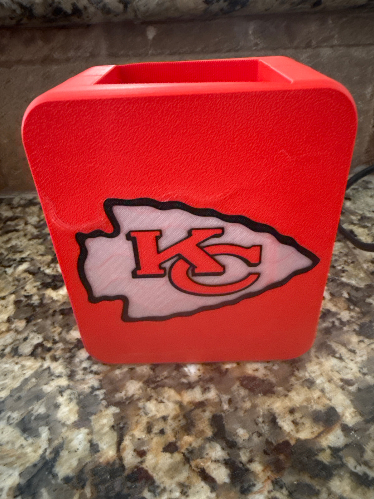 KANSAS CITY, CHIEFS BATH AND BODY SOAP HOLDER